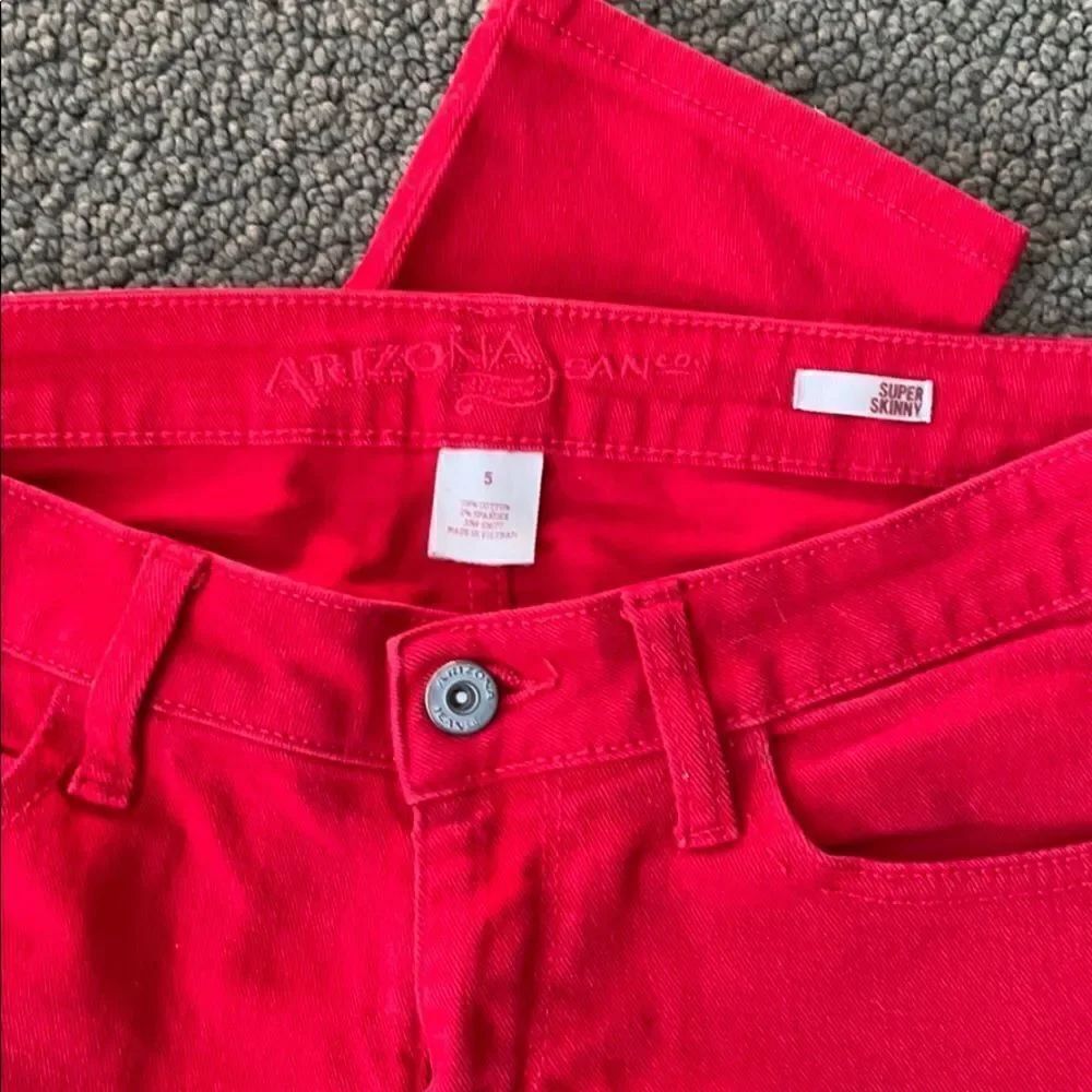 Arizona Red Super Skinny Jeans